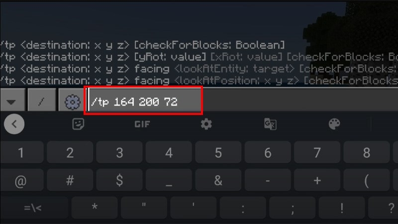 Lệnh dịch chuyển trong Minecraft hình 10