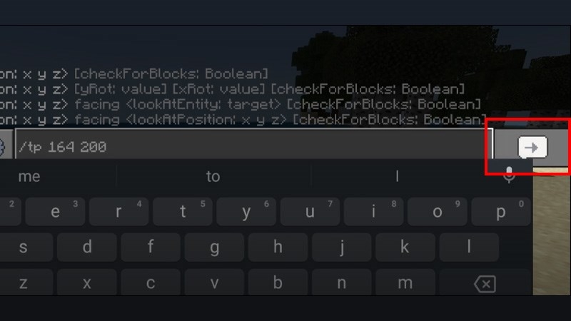 Lệnh dịch chuyển trong Minecraft hình 11