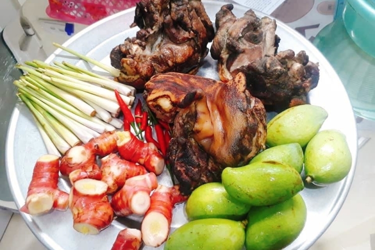 Công thức 1: Cách làm chạo chân giò