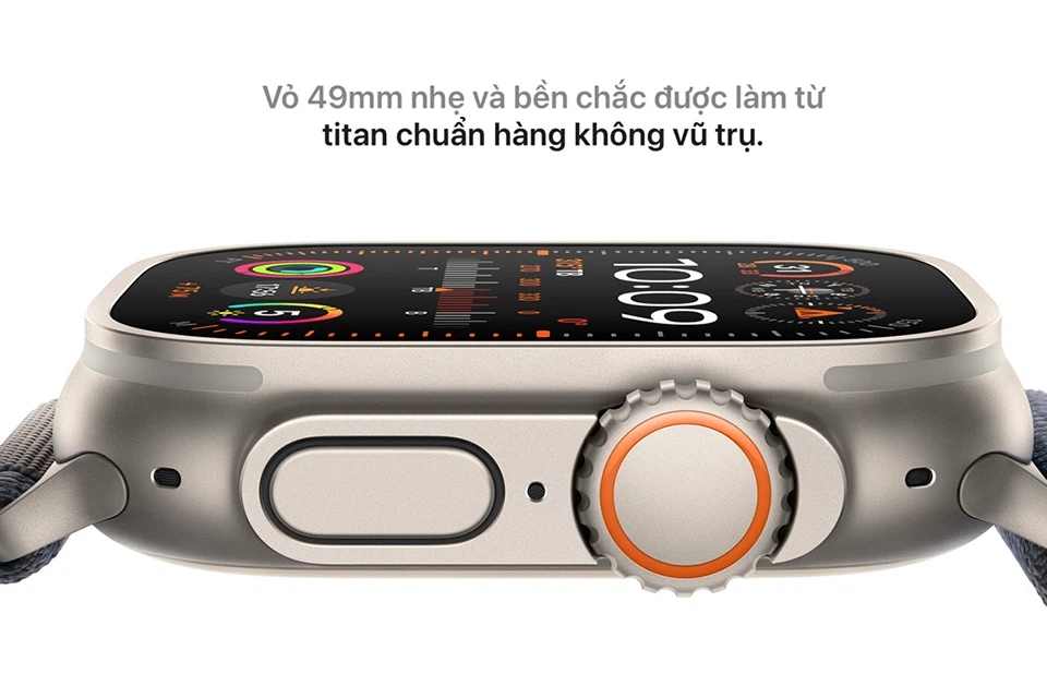 Apple Watch Ultra 2 GPS + Cellular viền Titanium cỡ vừa