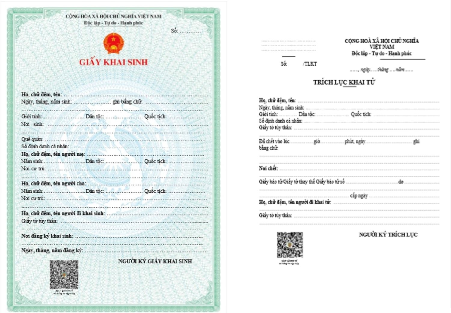 tra cứu giấy khai sinh online 1