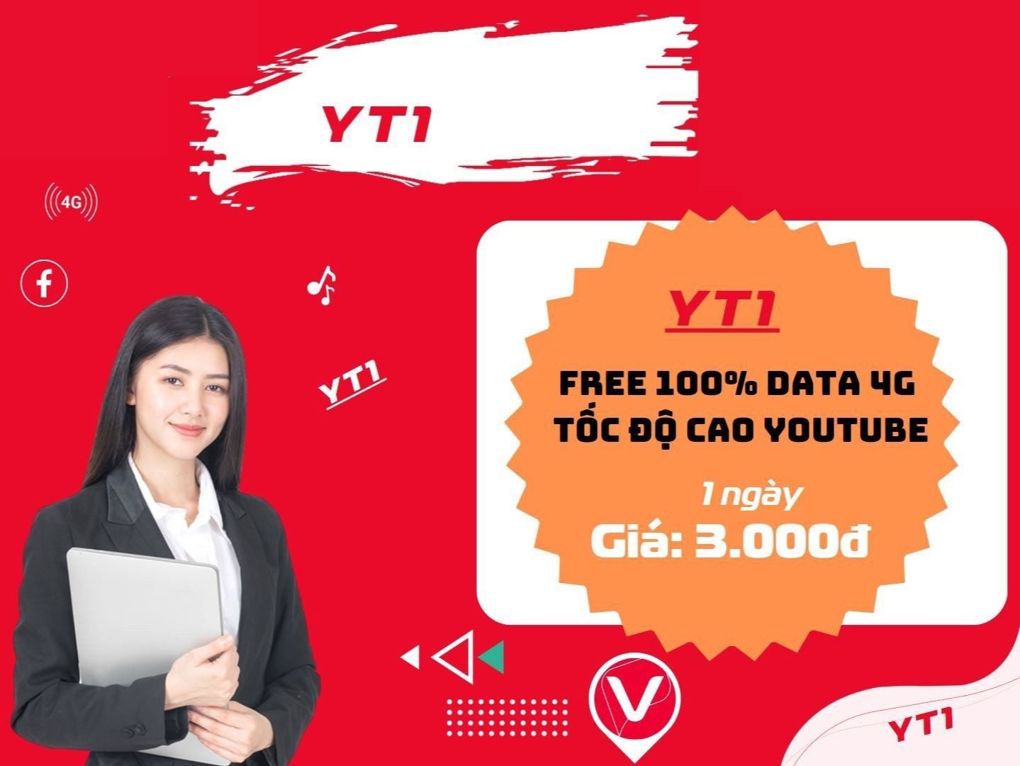gói cước viettel 4g miễn phí zalo tiktok youtube 2