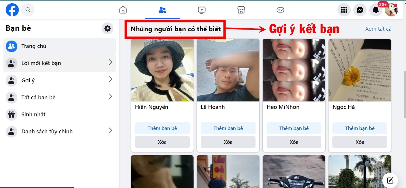 gợi ý kết bạn trên facebook 6
