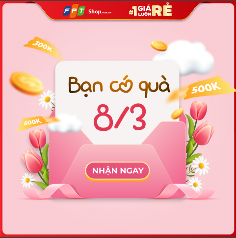 100% Khách nhập thông tin sẽ nhận được quà 8/3