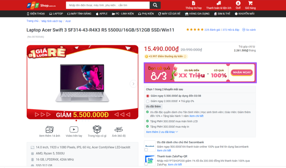 Hướng dẫn tham gia minigame “Pick a gift – Bạn có quà 8/3 nè”