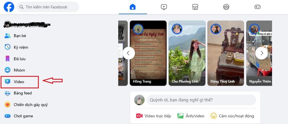 Facebook không có Reels 5