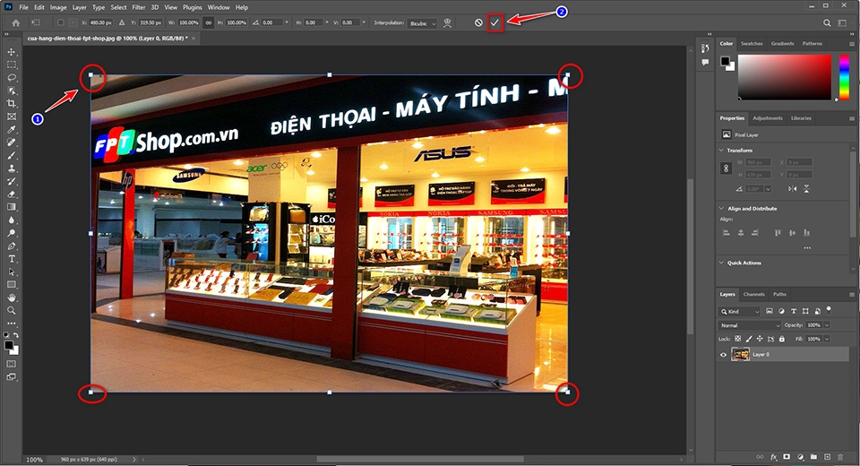 Chỉnh kích thước ảnh trong Photoshop - Ảnh 11