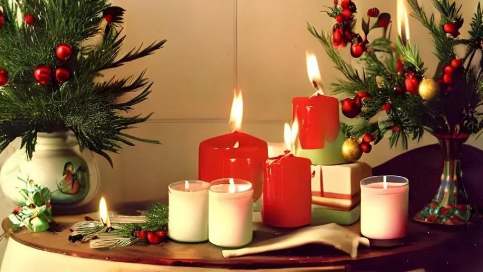 Nến thơm cũng là món quà Noel cho đồng nghiệp đầy ý nghĩa