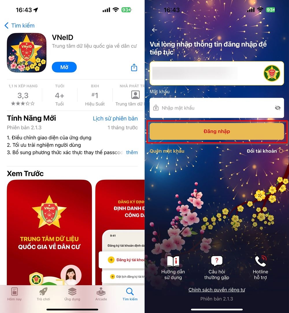 Cách dùng Face ID để thay thế passcode trên VNeID 1