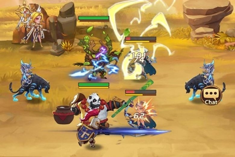 Người chơi phải trải qua loạt thử thách trong thế giới thần thoại huyền bí Vệ Thần Arena
