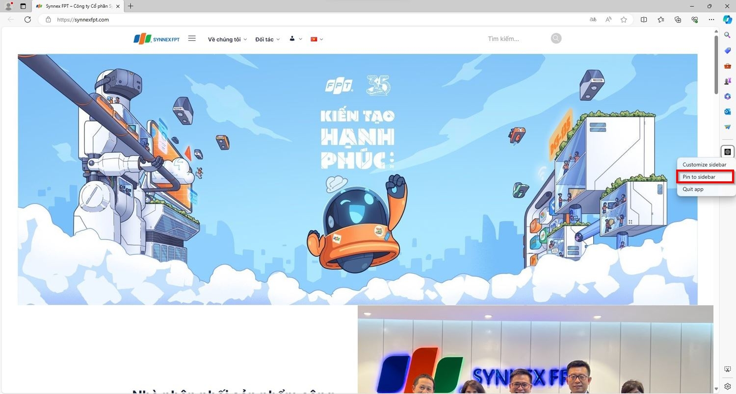 Cách thêm ChatGPT vào thanh Sidebar trên Microsoft Edge 2