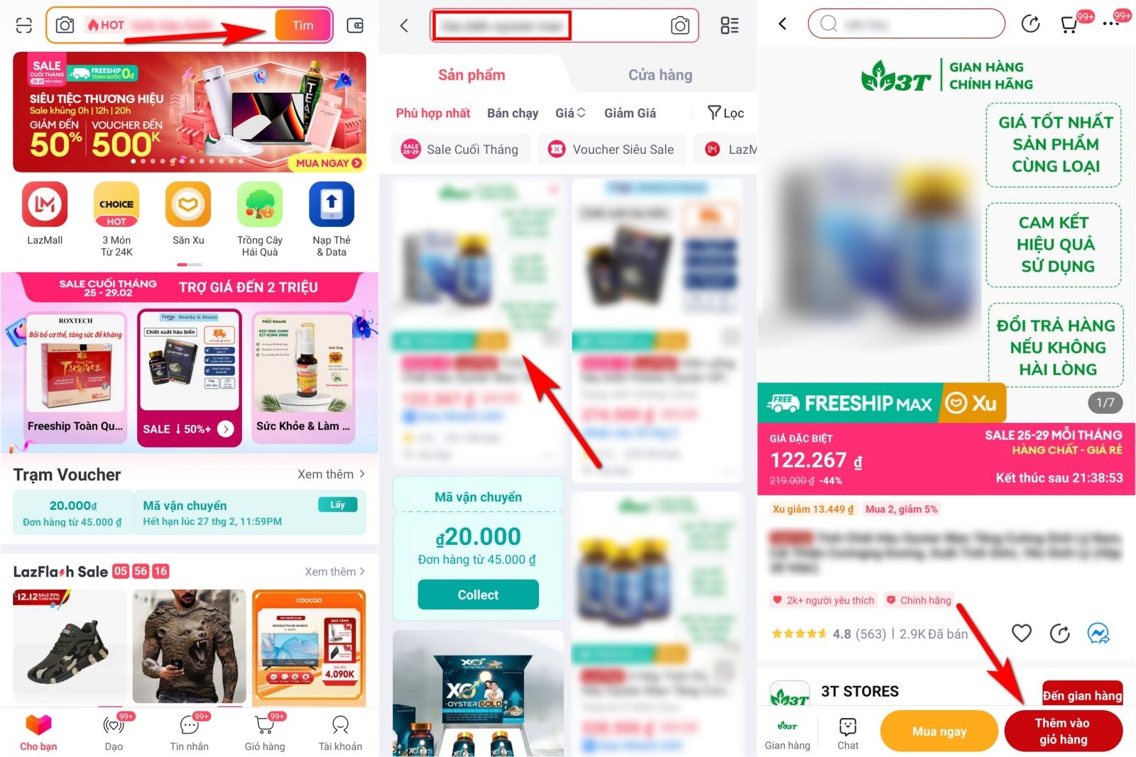 cách mua hàng trên lazada 1