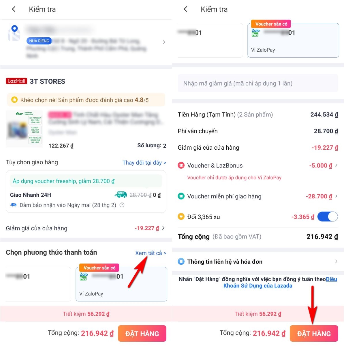 cách mua hàng trên lazada 3