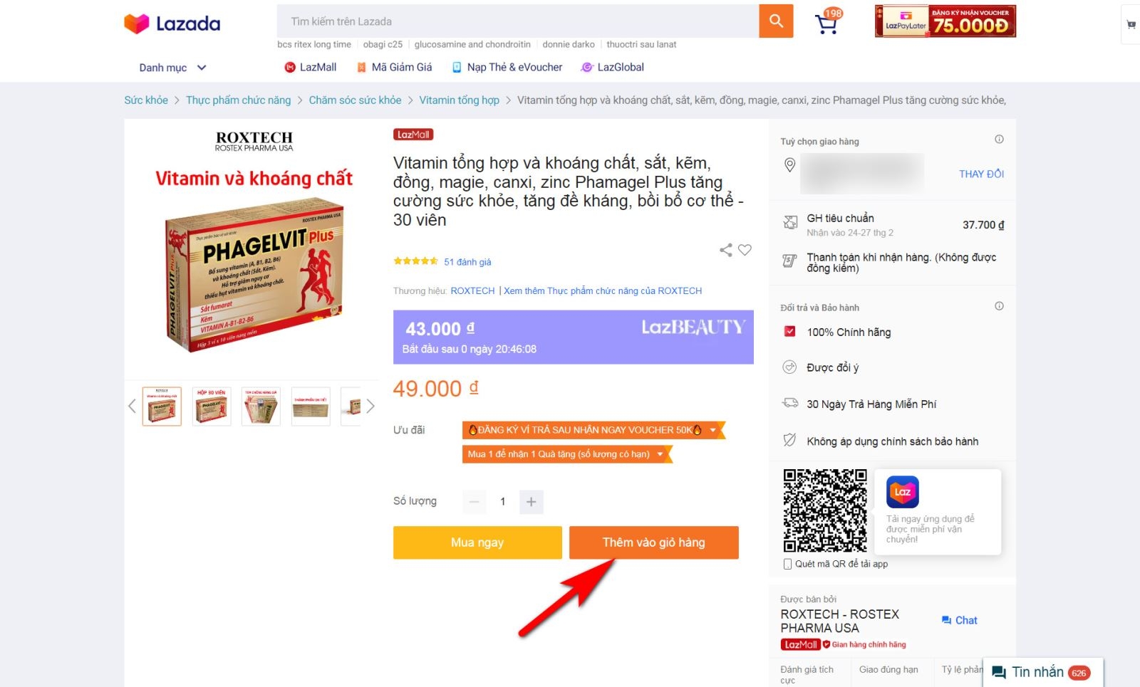 cách mua hàng trên lazada 12