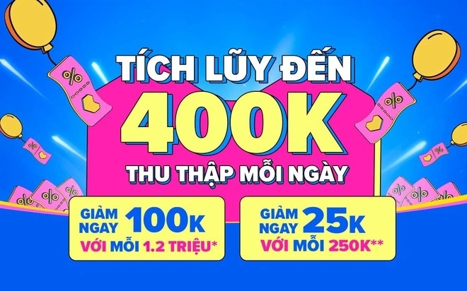 voucher tích lũy lazada 1