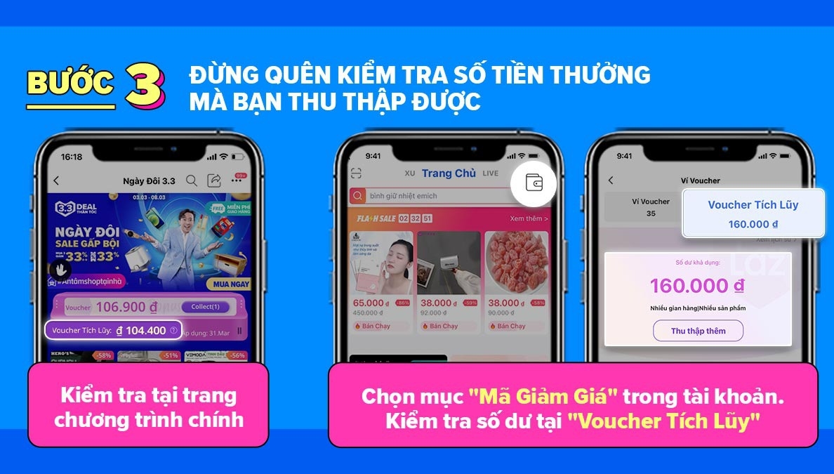 voucher tích lũy lazada 8