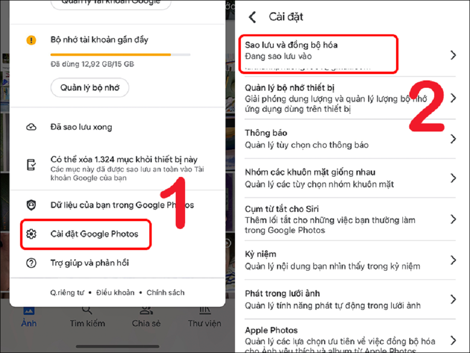 Chuyển hình ảnh, video từ iPhone qua Android bước
