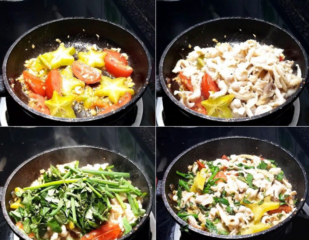 lòng bò xào khế 4