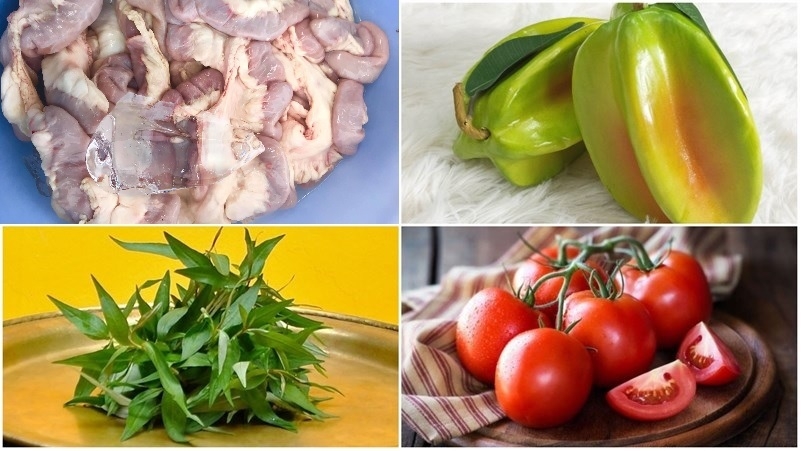 lòng bò xào khế