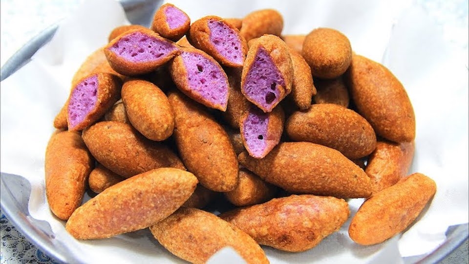 cách làm khoai mỡ chiên - hình 5