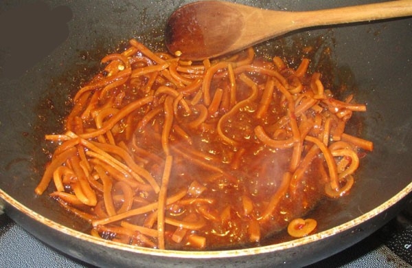 mực khô xào - hình 4