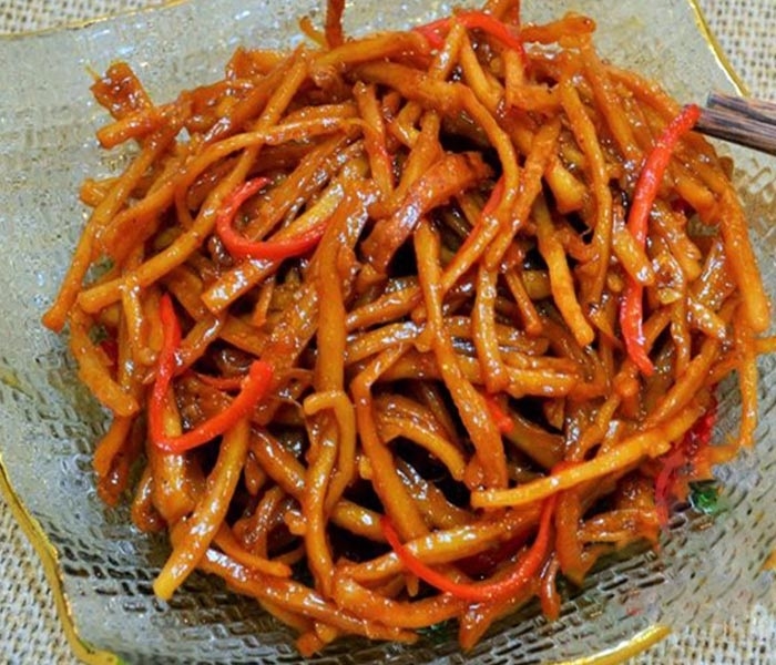 mực khô xào - hình 5
