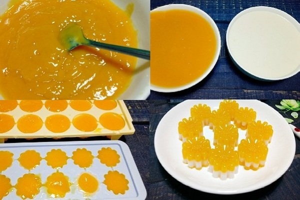 cách làm thạch xoài ra khuôn