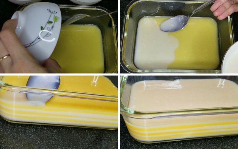 cách làm thạch xoài không tách lớp
