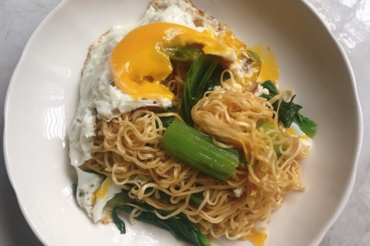 mì xào rau cải 4