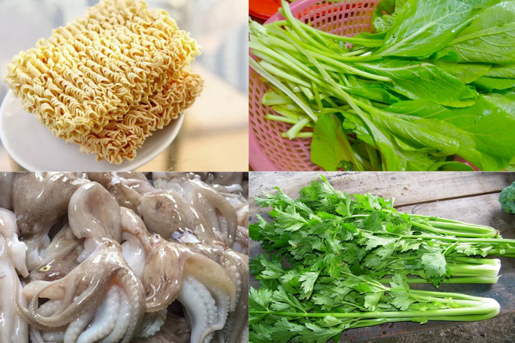 mì xào rau cải 5