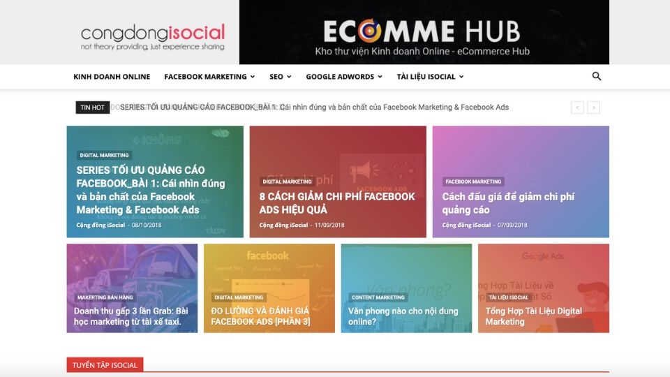 Blog cộng đồng Isocial
