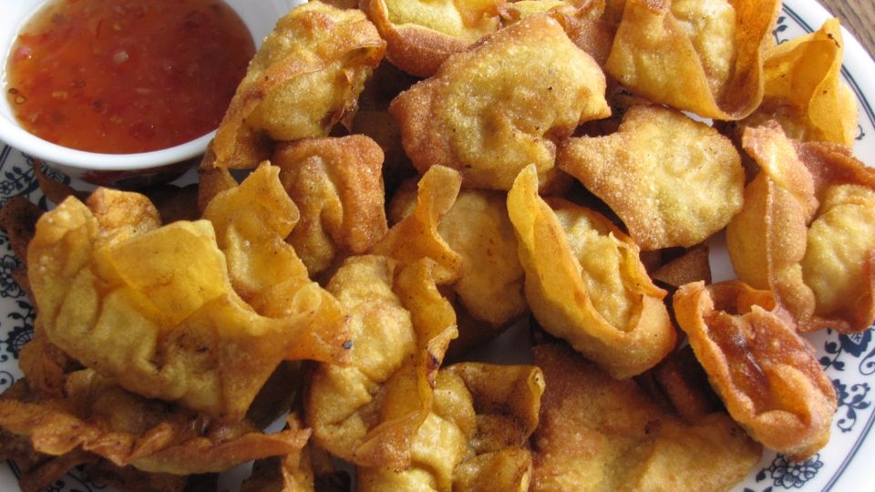 Hoành thánh chay chiên nhân khoai môn (4)