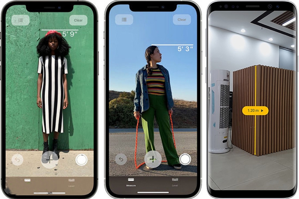 App đo chiều cao Measure.