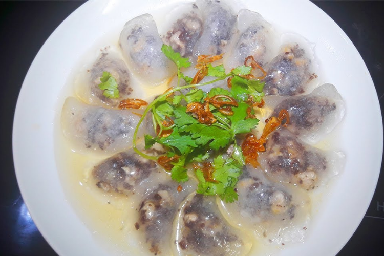 cách làm bánh bột lọc nhân thịt 6