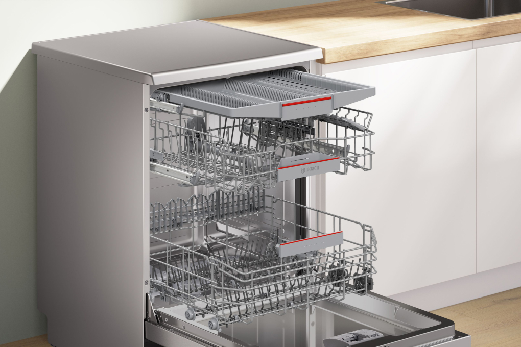 Công nghệ rửa nhanh SpeedPerfect+ trên máy rửa bát Bosch có sấy Zeolith SMI6ZCS49E 4