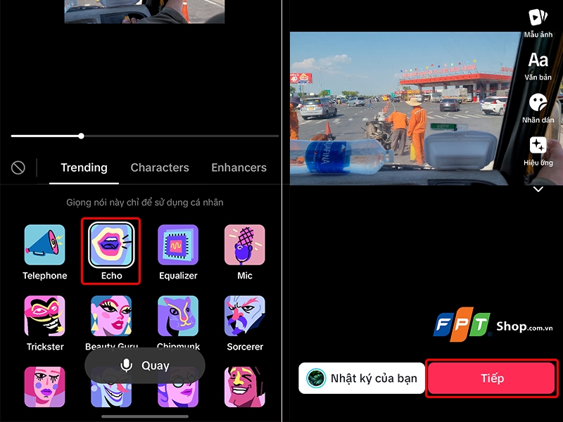 Chỉnh giọng trên TikTok hình 4
