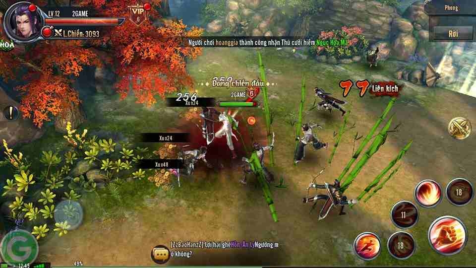 Những tuyến nhân vật khác nhau được đặt ra