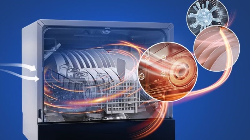 Công nghệ sấy máy rửa chén: Tìm hiểu các công nghệ sấy khô trên máy rửa chén hiện nay 2