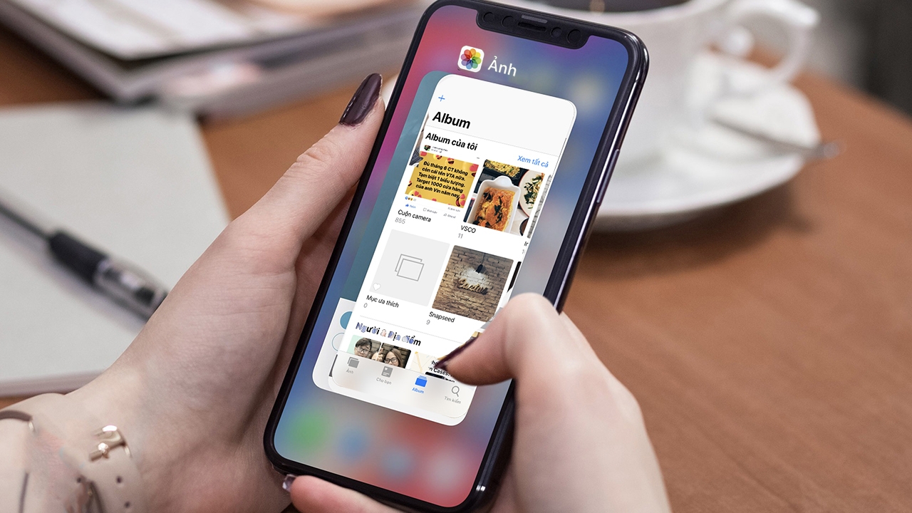 iPhone vào ứng dụng bị thoát ra 1