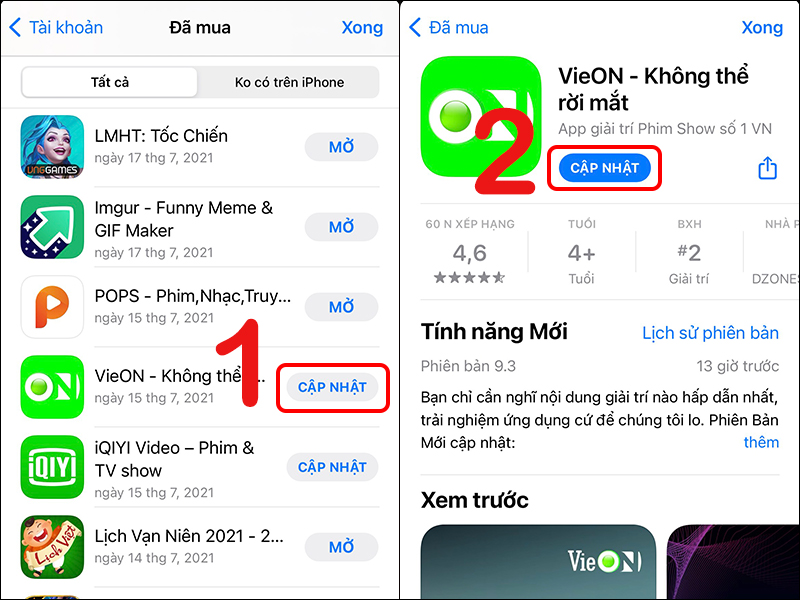 iPhone vào ứng dụng bị thoát ra 5