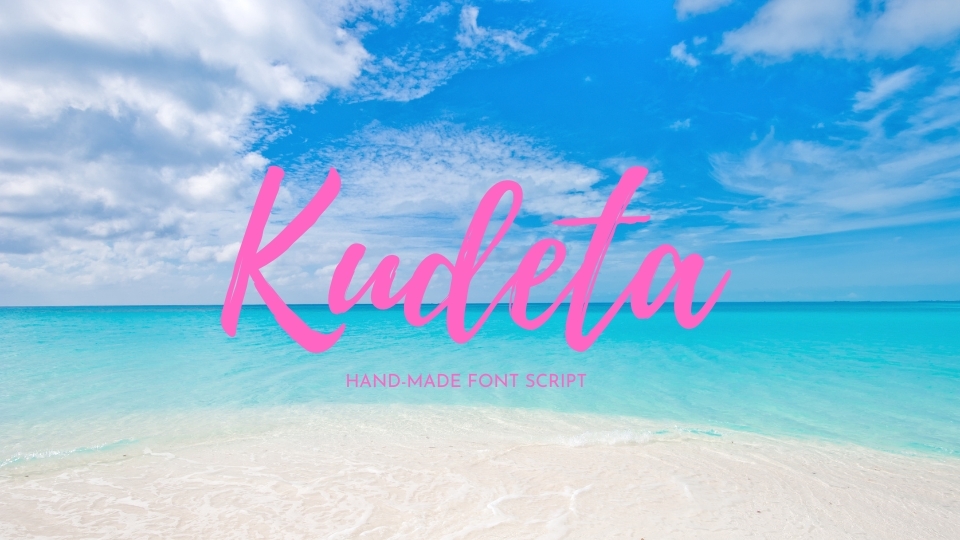 Font chữ Canva - Kudeta