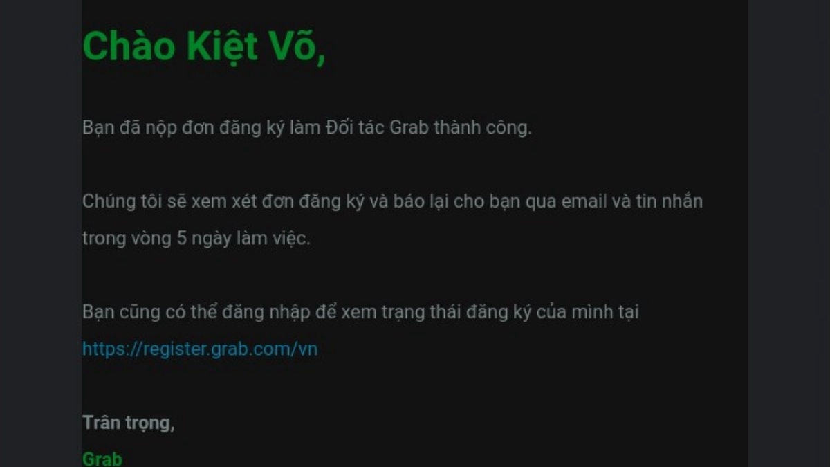 cách đăng ký chạy grab xe máy hình 5.3