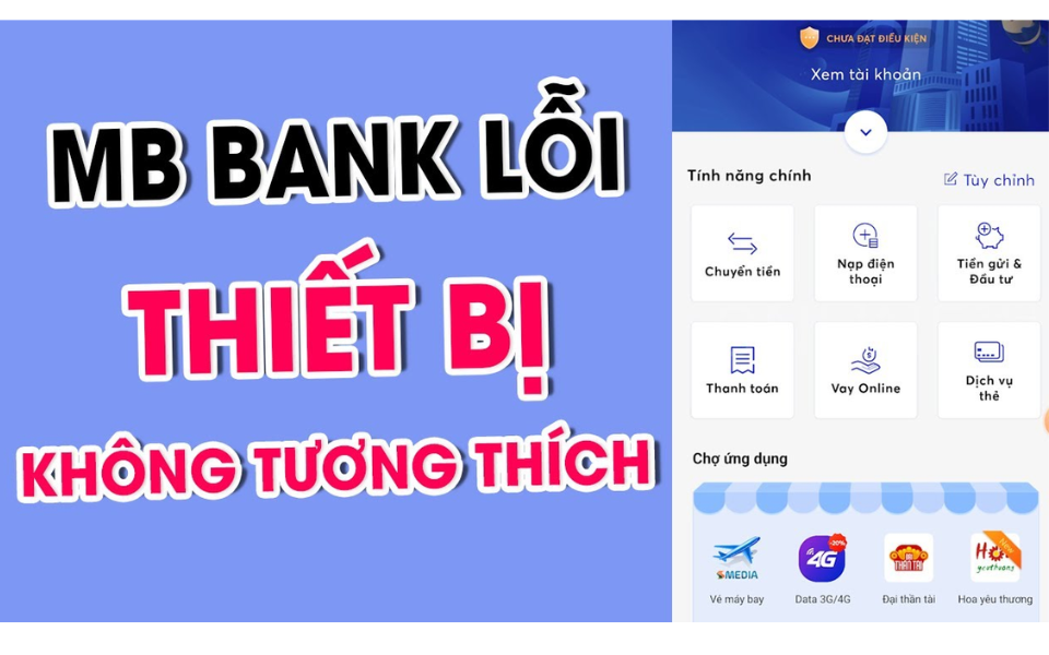 Lỗi thiết bị không tương thích