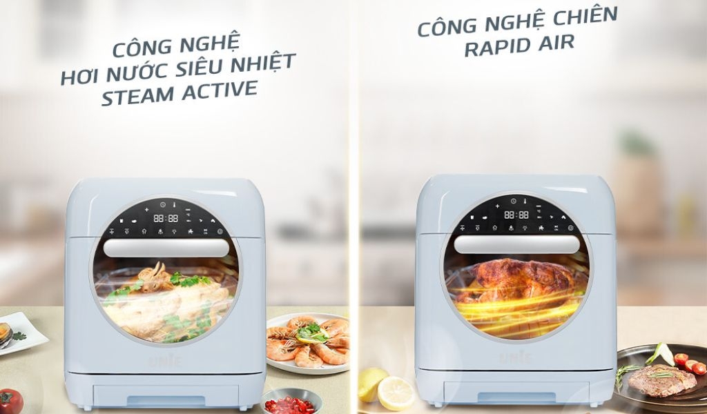 Gợi ý các loại nồi chiên không dầu và nồi chiên hơi nước với những đặc điểm nổi bật 5