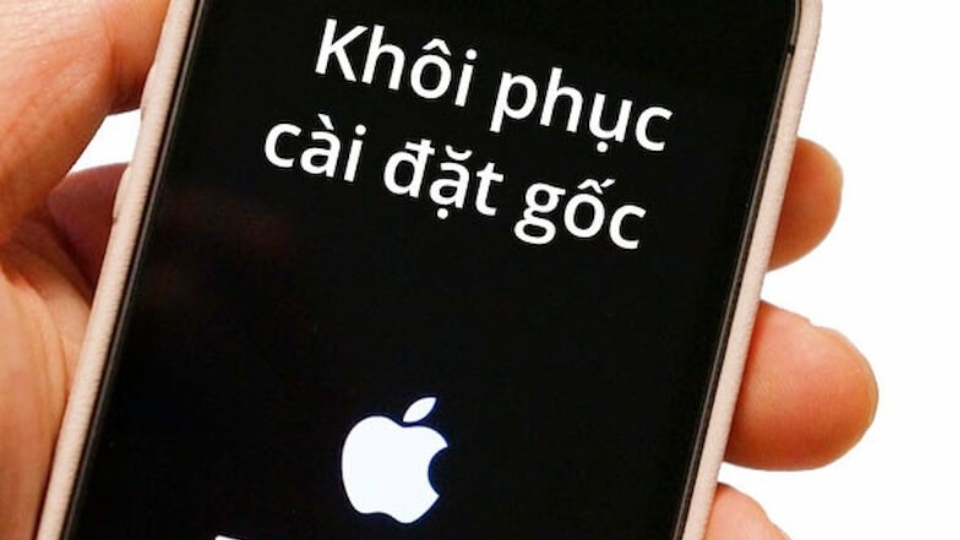 Khôi phục cài đặt cho iPhone