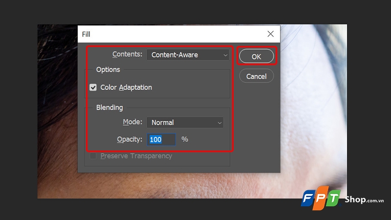 Cách xóa mụn trong Photoshop - hình 13