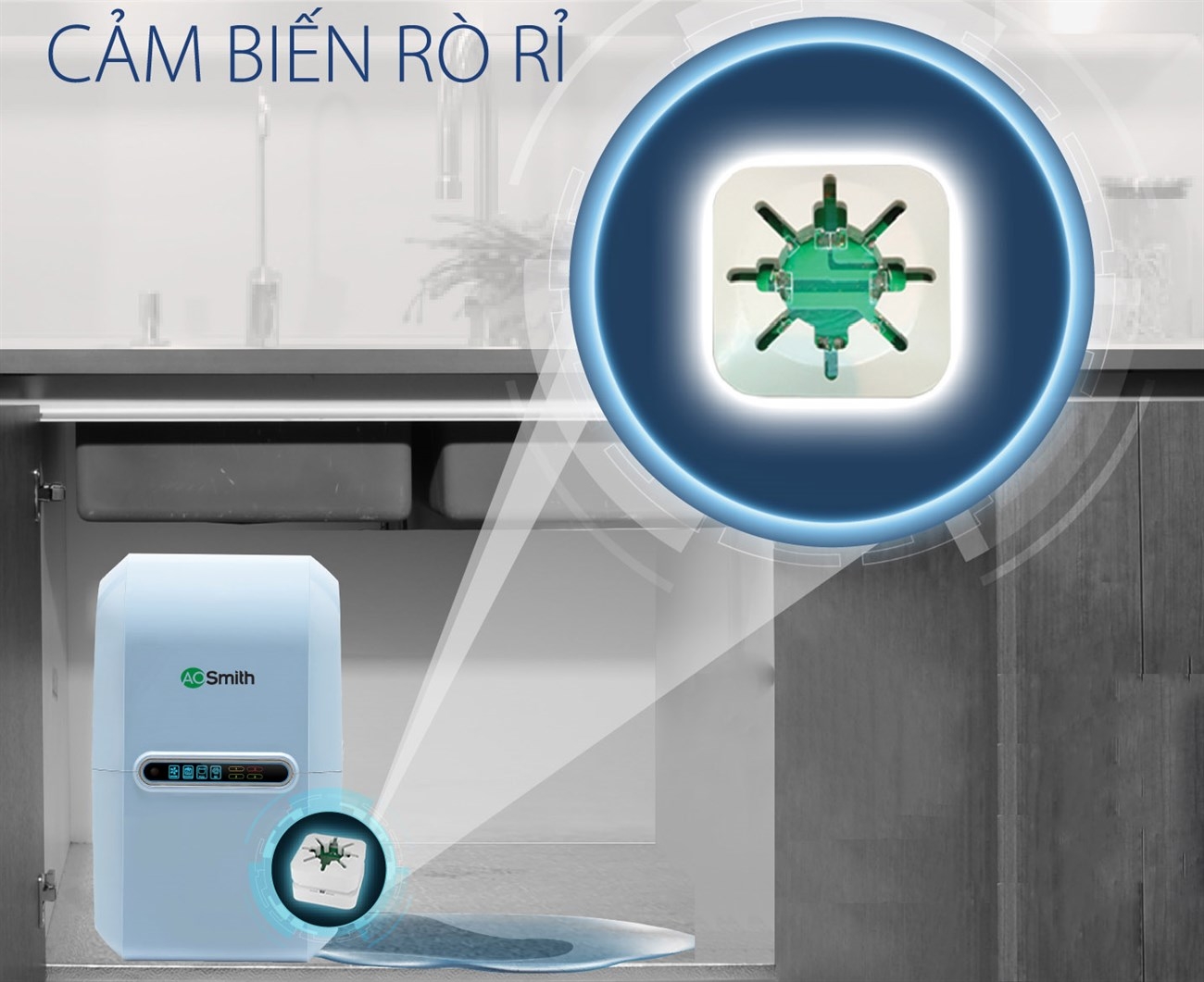 Nhiều tính năng thông minh được trang bị trên các dòng máy lọc nước