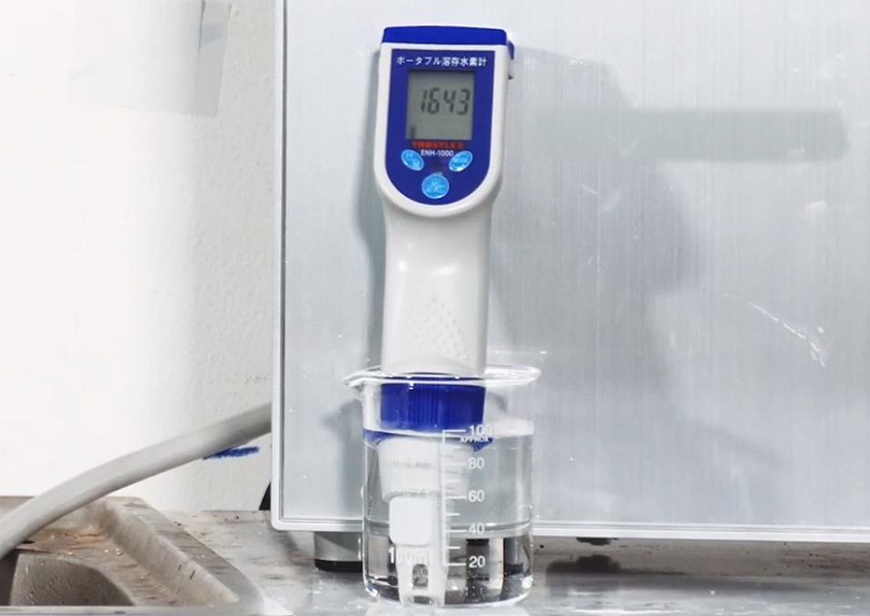 Kiểm tra hàm lượng Hydrogen trong nước ion kiềm