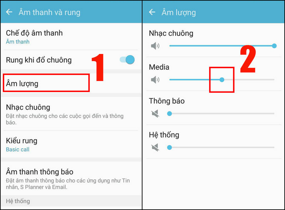 điện thoại Samsung bị mất âm thanh media - hình 3