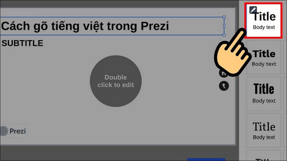 gõ tiếng Việt trong Prezi - hình 18